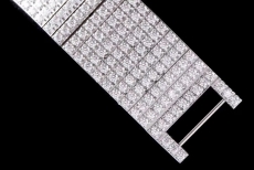 708卡地亚.创意宝石腕表系列B3464915002J100 钢带 石英女表